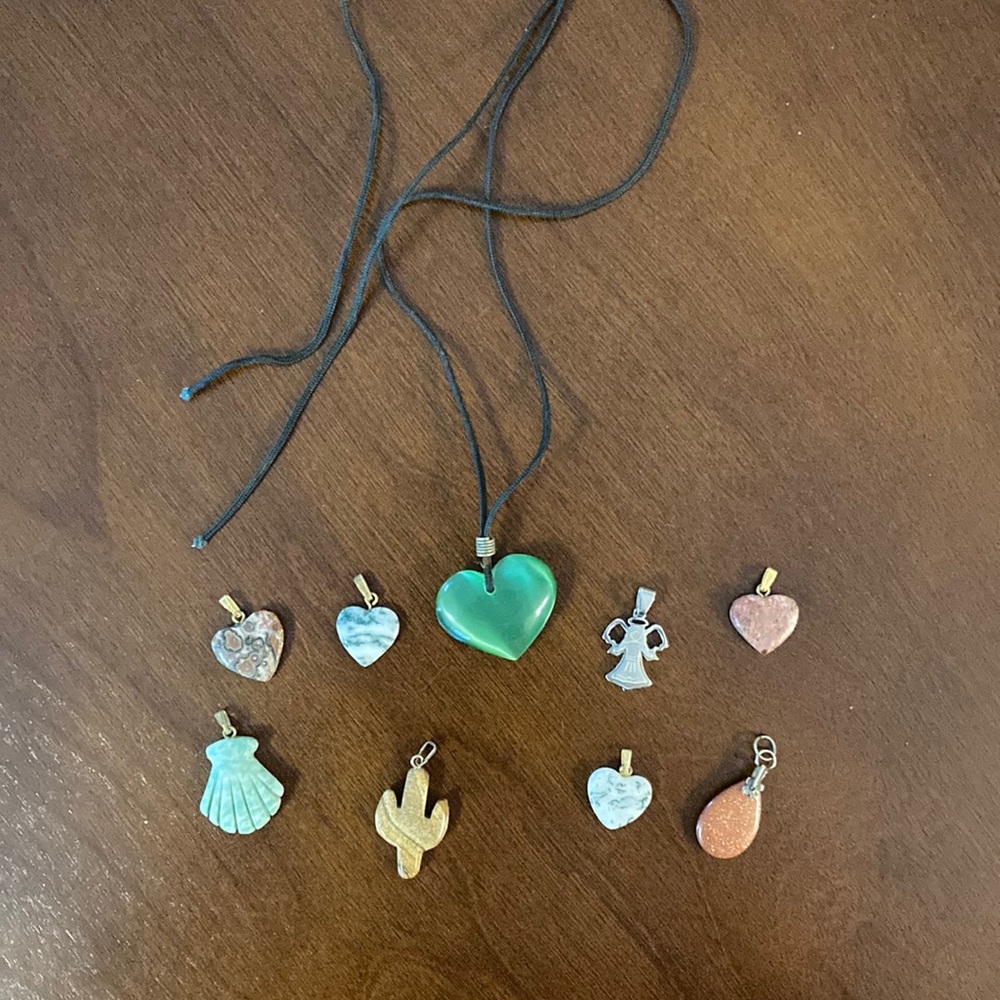 Lot of 9 Necklace Charms